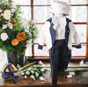 Costum botez băieți “Blue Marin”