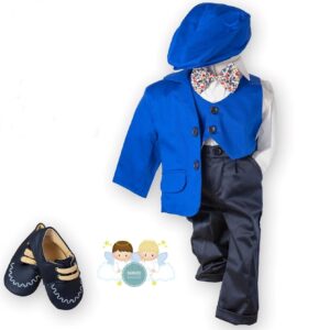 costum-botez-băieți-baby-blue